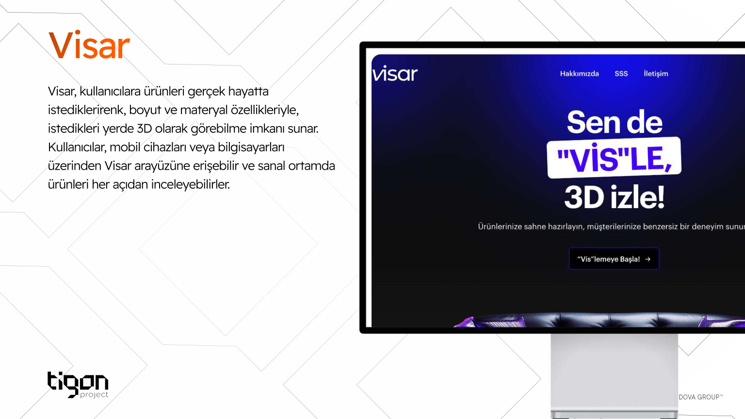 Visar 3D ürün deneyimi